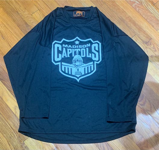 Black USHL Madison Capitols Practice Jersey