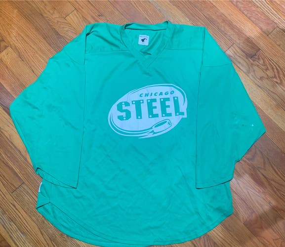 Green Chicago Steel Senior XL  Jersey