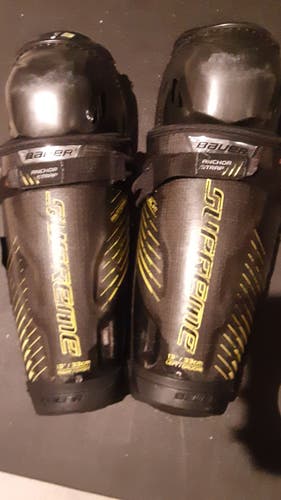 Used Bauer Supreme 1S Shin Pads Great Condition 13"