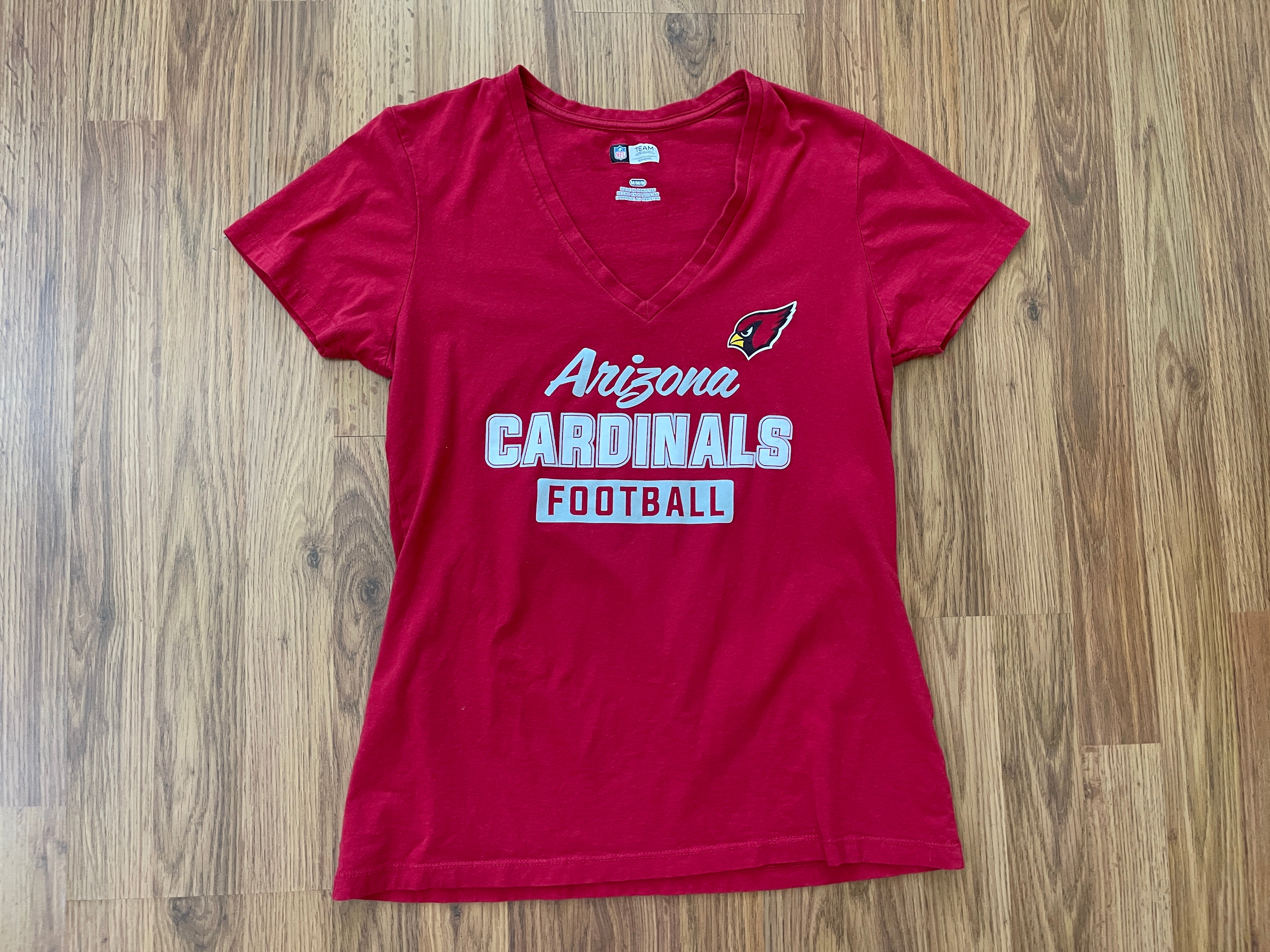 Arizona Cardinals NFL FOOTBALL SUPER AWESOME Women's Cut Size Small Jersey  Shirt