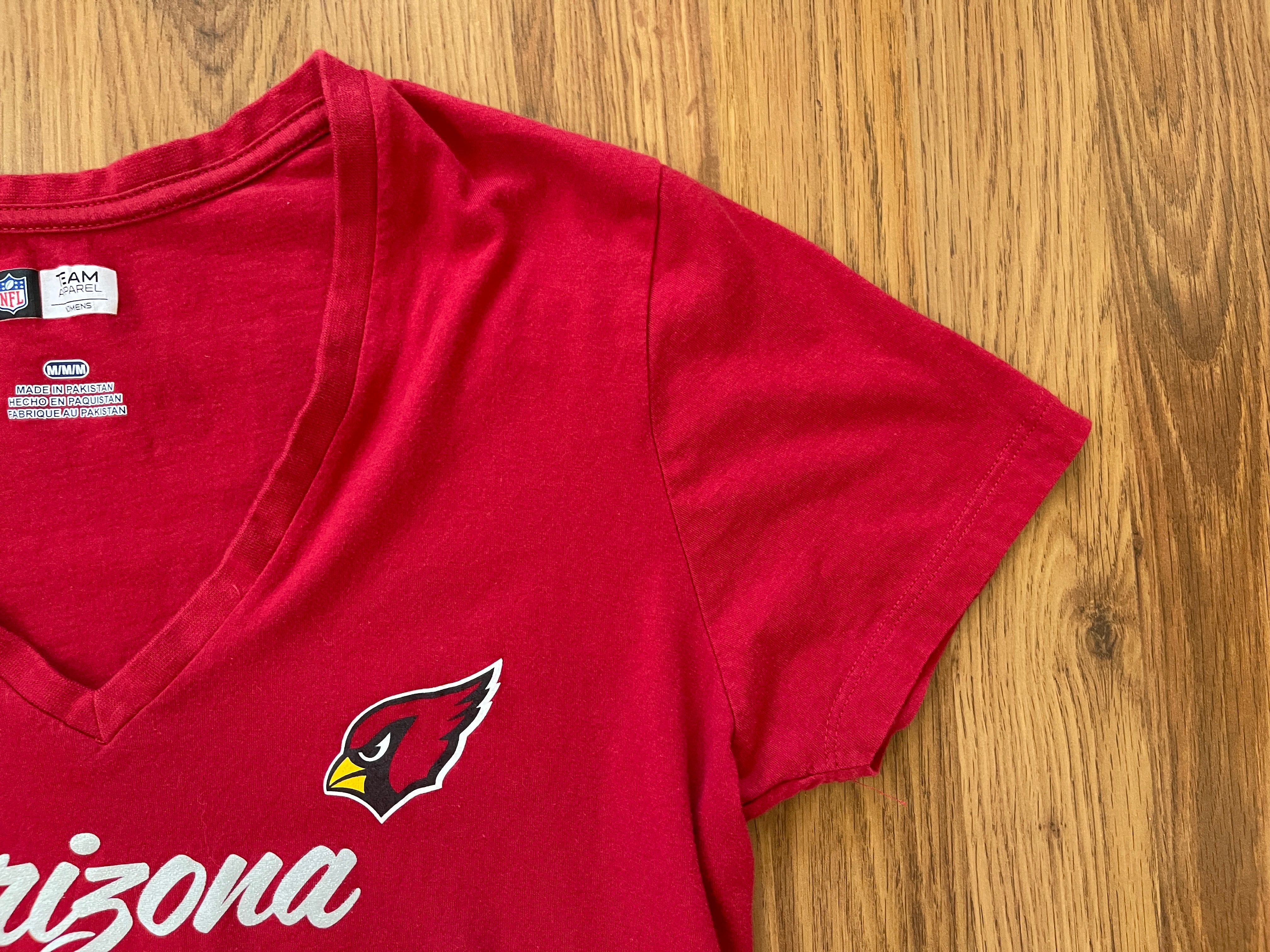 Women's '47 Cardinal Arizona Cardinals Tom Cat Long Sleeve T-Shirt Size: Medium