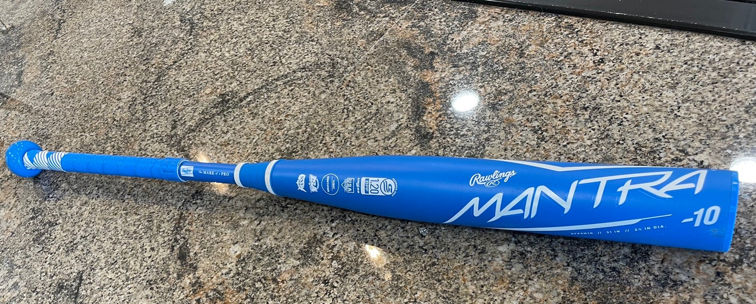 LIKE NEW 2023 Rawlings Mantra 2.0 Fastpitch Bat 31" (-10) / 21 oz