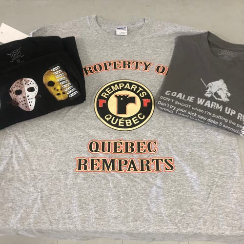 Goalie/Remparts XL Tshirts