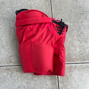 New Red CCM HP45 Pro Stock Pants Carolina Hurricanes M, L & L+1