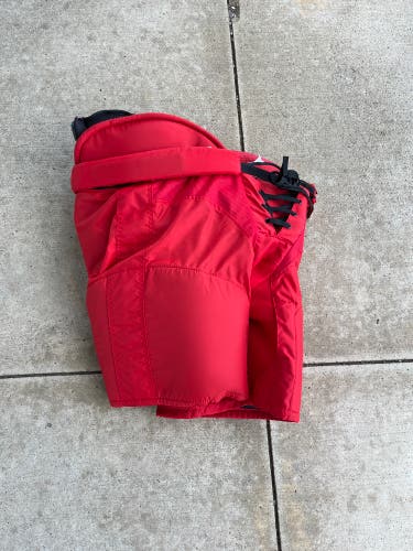 New Red CCM HP45 Pro Stock Pants Carolina Hurricanes S, M, L & L+1, XL