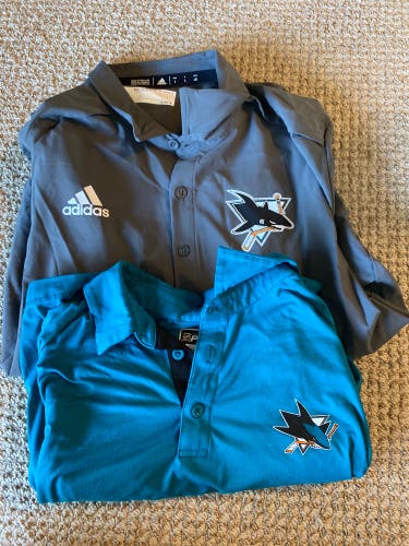 NHL San Jose Sharks Golf Shirts Bundle