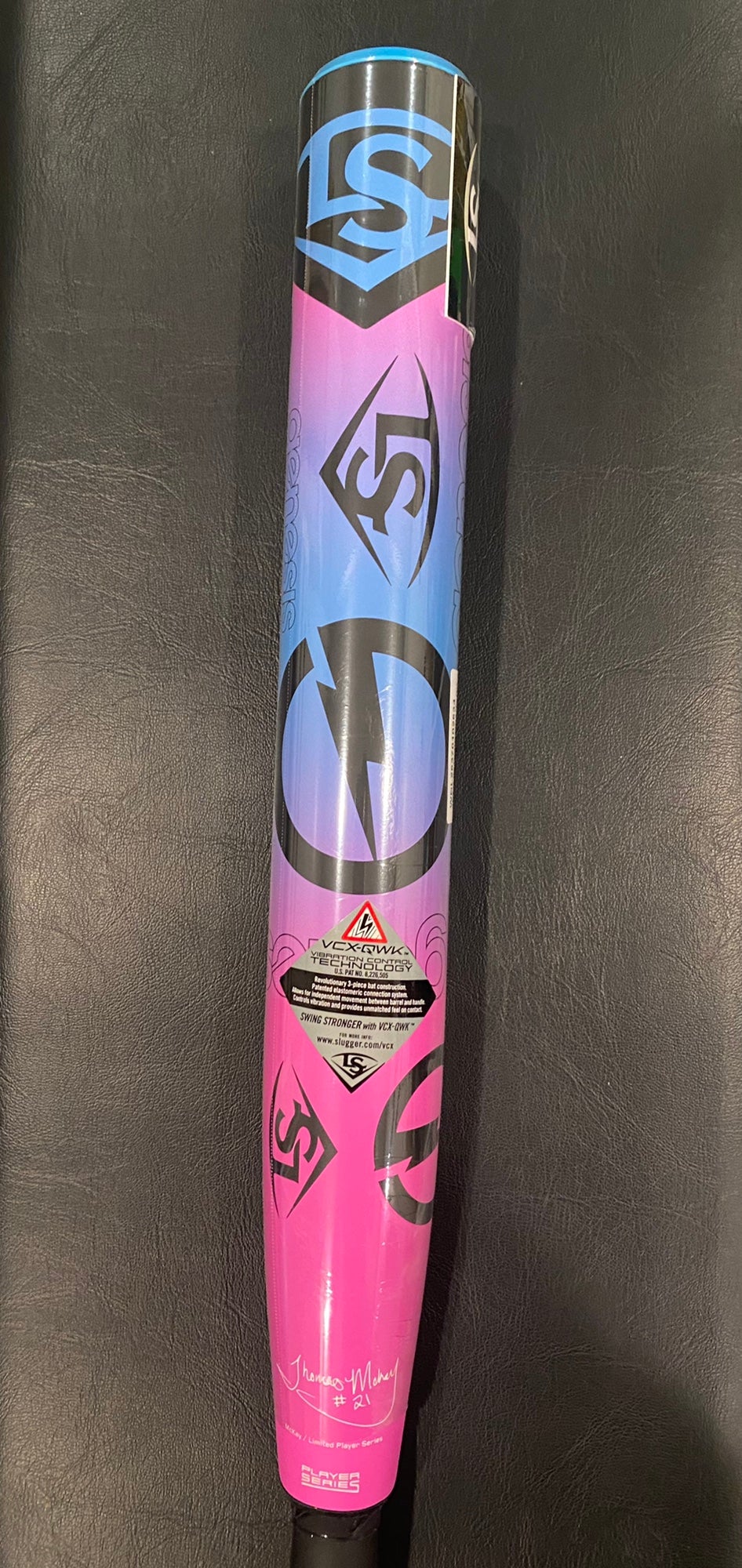 Batte De Softball Louisville Slugger Genesis - 26 Oz - Bleu/rose - USSSA - Occasion - Modèle 2023