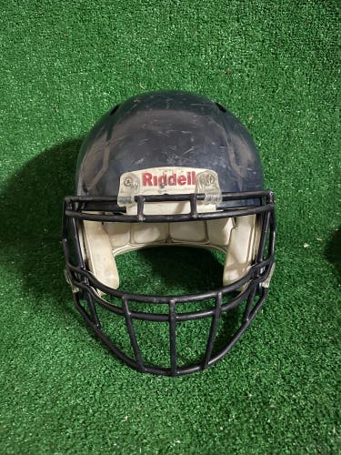 Adult Medium - Riddell Speed Football Helmet - Navy Blue