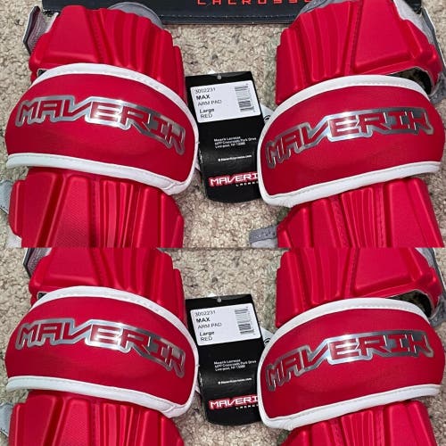 2 Pack - New- Maverik Max Arm Pads- Size Large