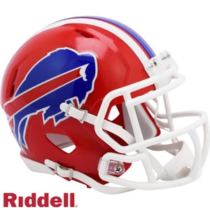 Buffalo Bills 1987-2001 Throwback Helmet Riddell Replica Mini Speed Style