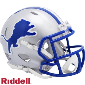 Detroit Lions 1983-2002 Throwback Helmet Riddell Replica Mini Speed Style