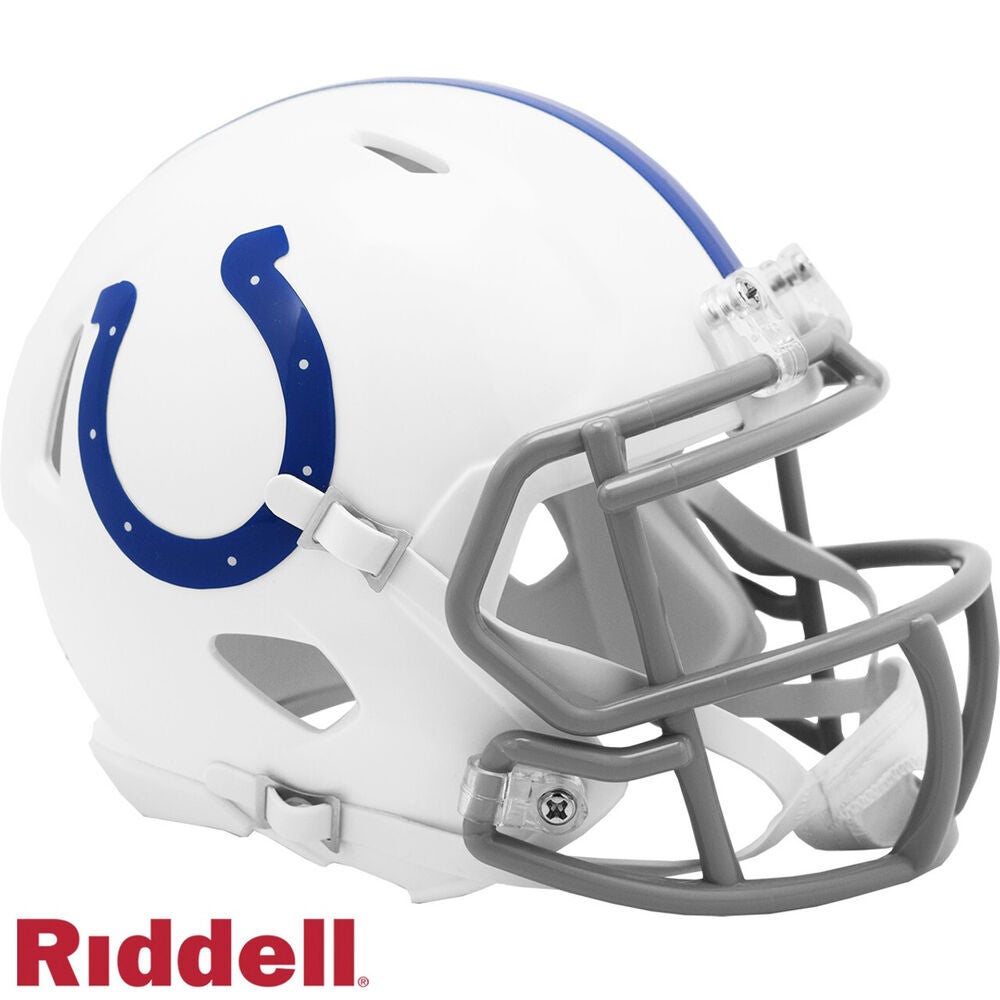 Custom Indianapolis Colts Black Alt 3d Speed Flex Pocket Pro Football Helmet