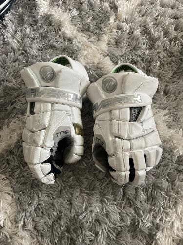 Used Player's Maverik 13" M4 Lacrosse Gloves