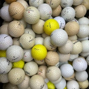200 Vintage Era Hitaway Golf Balls Range Practice