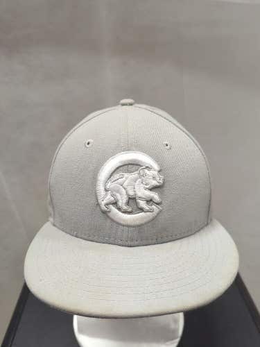 Chicago Cubs Grey New Era 59fifty 7 1/8 MLB