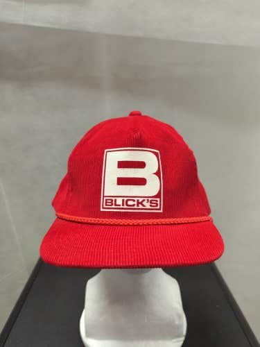 Vintage Blick's Courdory Zip back Hat