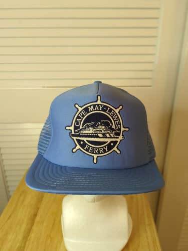 Vintage Cape May-Lewes Ferry Mesh Trucker Snapback Hat Universal