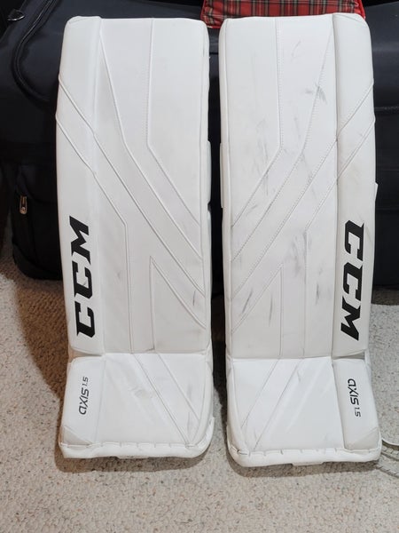 Used 28" CCM Axis Pro Goalie Leg Pads