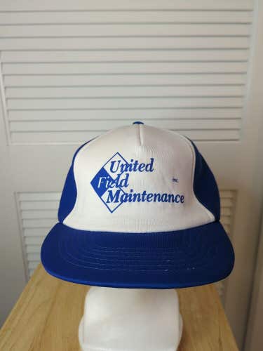 Vintage United Field Maintenance Inc All Foam Snapback Hat