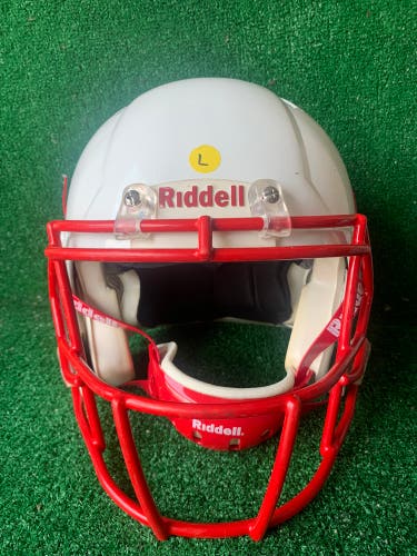 Adult Large - Riddell Speed Football Helmet - White