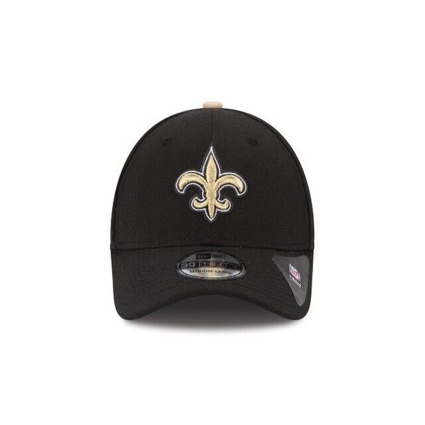 New Orleans Saints Team Classic 39THIRTY Black New Era Flex Hat