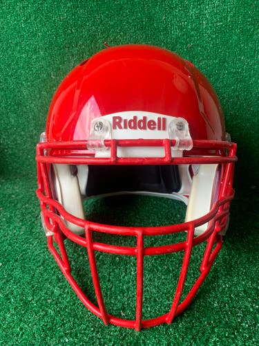 Adult Large - Riddell Speed Football Helmet - Red