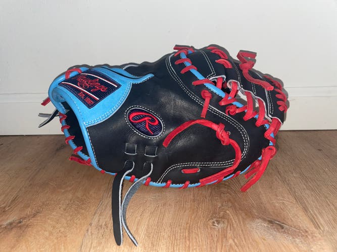 Custom 34” Rawlings Heart Of The Hide Catcher’s Mitt
