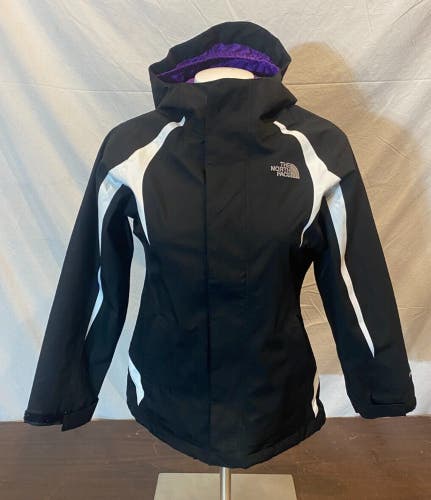 The North Face HyVent Black Waterproof Breathable Jacket Girls Large EXCELLENT