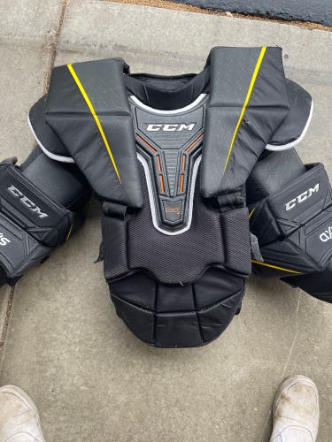 Used Large CCM  Axis pro Goalie Chest Protector