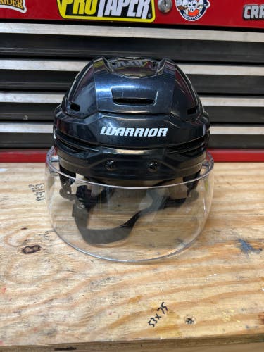 Used Medium Warrior Alpha One Pro Helmet With Bauer Visor