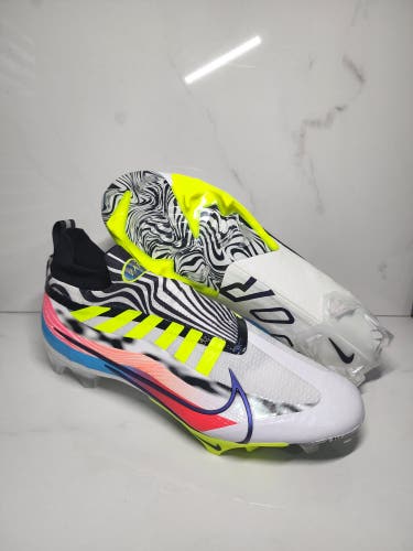 Nike Vapor Edge Elite 360 Football Cleats Zebra Stripes NEW