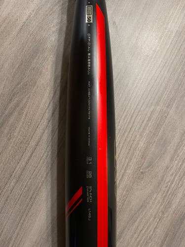 Used BBCOR Certified 2022 AXE Composite Avenge Pro Bat (-3) 28 oz 31"