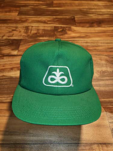 Vintage Pioneer Seeds Farming Green K Products Hat Cap Made In USA Snapback