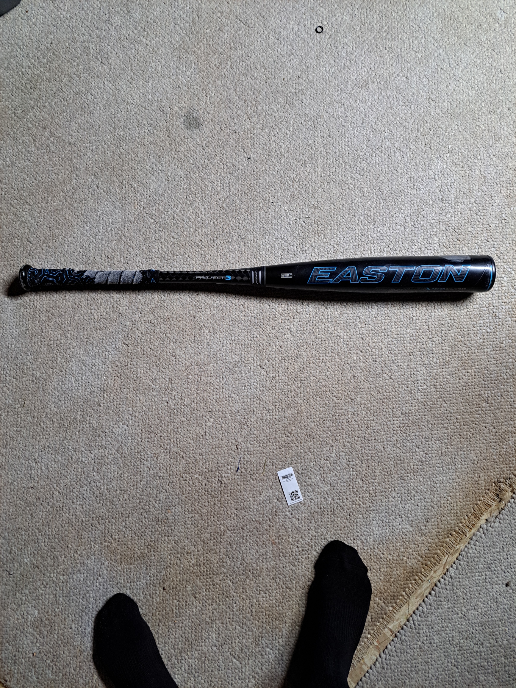 Used BBCOR Certified Easton Hybrid Project 3 13.6 Bat (-3) 30 oz 33"