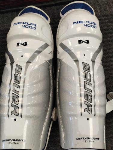 New 11" Bauer Nexus 4000 Shin Pads