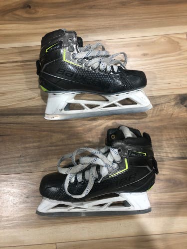 Used Bauer Regular Width  Size 8.5 Elite Hockey Goalie Skates
