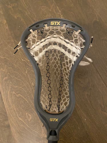 Gray STX Stallion 700 Head With Carbon Pro Shaft Strung With Hero 3.0