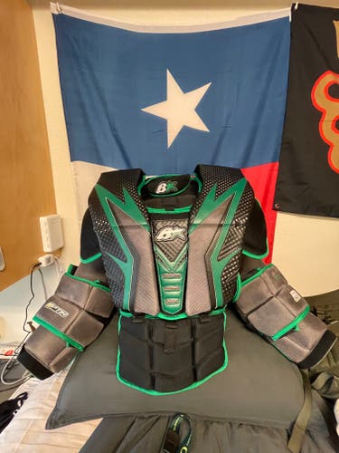 Jake Oettinger Used Brian's Optik 2 Pro Stock Chest Protector XL