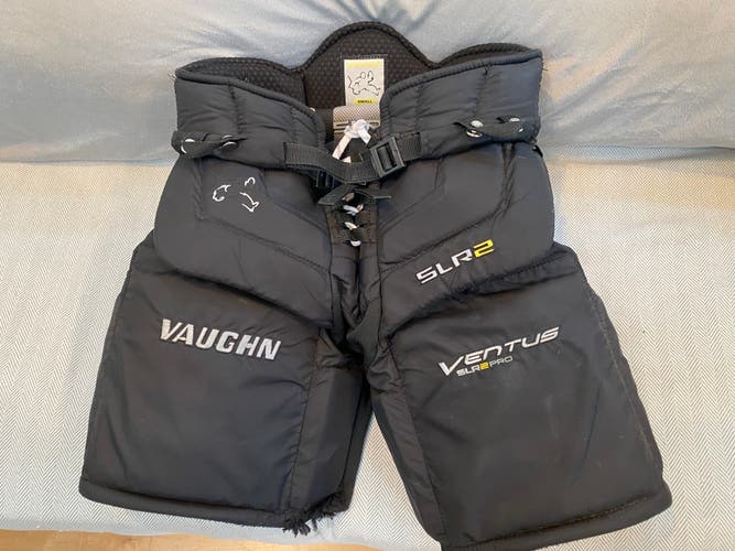 Senior Used Small Vaughn Ventus SLR2 Pro Hockey Goalie Pants Pro Stock