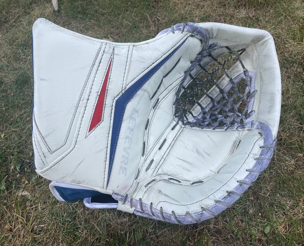 Lefevre True 20.1 590 Break Goalie Glove Catcher PRO STOCK!