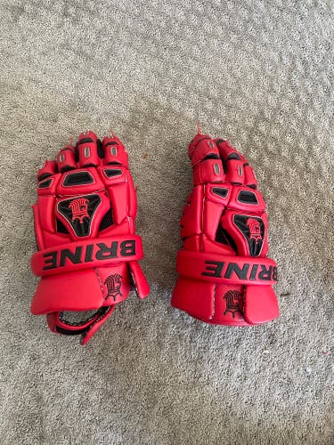 Used Brine 13" King IV Lacrosse Gloves