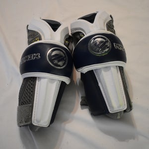 Maverik Rome Lacrosse Arm Pads, Blue/White/Gray, Large - Great Condition!
