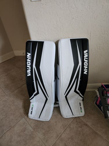 Used 35" Vaughn Goalie Leg Pads