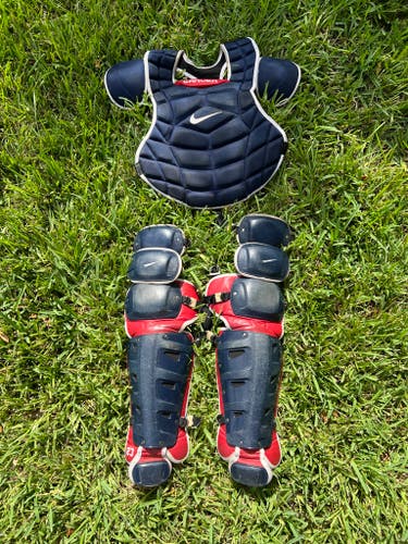 Nike Pro Catcher's Set - Blue, Red, & White