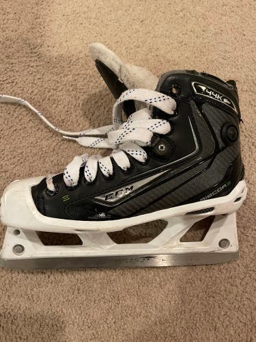Used CCM Regular Width Size 5 RibCor 44K Hockey Goalie Skates