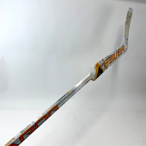 Used Yellow Bauer Vapor 1X Goalie Stick - Billing 32 Stevens Point NCAA
