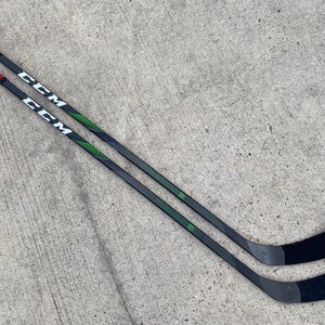 2 PACK CCM RibCor Trigger 4 Pro Stock Hockey Stick Grip 90 Flex Left P90 8823
