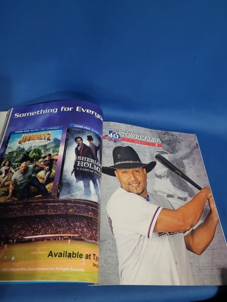 2012 Texas Rangers 40th Anniversary Yearbook 1972 to 2012.