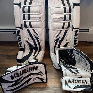28+1” Vaughn Jr Leg Pads, Glove and Blocker