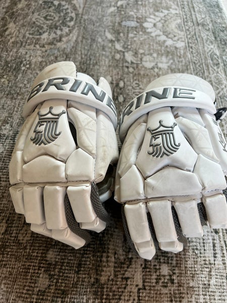 Used Player's Brine 10" King Superlight III Lacrosse Gloves